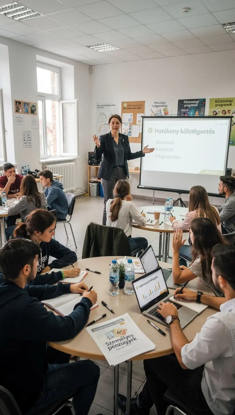Költségvetési eszközök használatát bemutató képernyőfelvétel
